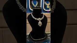 ||92.5 Silver Jewellery - Diamond Replica Necklace || Call/WhatsApp 9704646699.