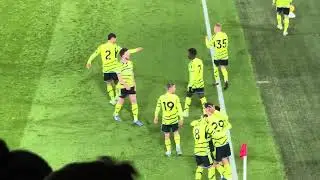 Arsenal Away Fans Scenes As &ldquo;Kai Havertz Scores Again&rdquo; via Brentford 25/11/23
