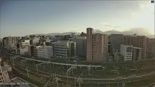 Live Cam: Hakata Station, Fukuoka, JP｜Shinkansen & Local JR Lines｜Night View｜Sunrise & Morning Sun