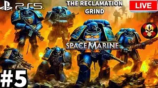 Warhammer 40K: Space Marines 2 The Reclamation Grind 4K UHD PS5 Livestream 05