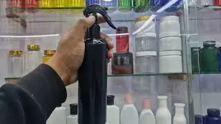 500ML ROUND PP RANDOM , 500ML BOTTLE , WITH MOUSE TRIGGER PUMP , HAIR SPRE BOTTLE AVAIL SBS TRADER