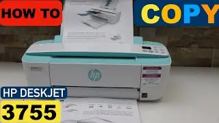 How To Copy With The HP DeskJet 3755 All-In-one Printer.