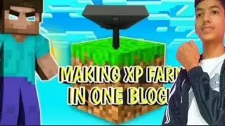 MAKING XP FARM IN MY ONE BLOCK WORLD #gaming