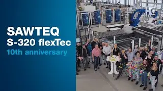 We celebrate 10 years of SAWTEQ S-320 flexTec and take a look at the development of our robot saws!