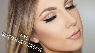 NYE GLITTER CUT CREASE | GRWM | COURTNEY KELLY