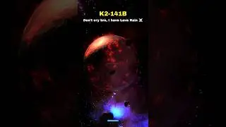 Rainfall on Different Worlds ☠️👺 #shorts #space #earth