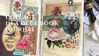 Glue Book Journal Layout Tutorial | Simple & Aesthetic Collage
