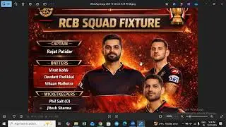 RCB Squad  for IPL 2026 #rcb #viratkohli #Playbold #indiancricketteam #cricket #msdhoni 