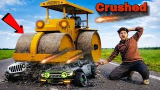 Road Roller Crush Cars Real Life | Heavy Vehicle Crushing Experiment | ऐसा करना सबसे बड़ी गलती ?