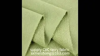 supply CVC terry fabric