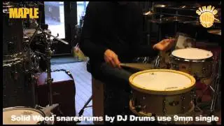 DJ Drums Solid Wood snaredrums feat. Juan van Emmerloot