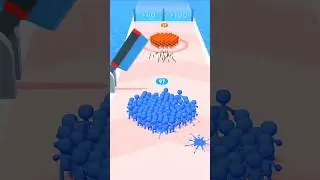 Count Master Lvl.14 - Blue vs Red Stickman Army 🔥 #shorts #games #countmaster #gameshorts