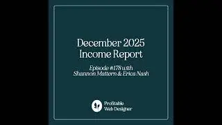 December 2025 Income Report EP 178