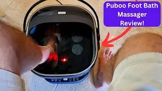 Ultimate Foot Spa Experience! 🦶✨ Puboo Foot Bath Massager Review!
