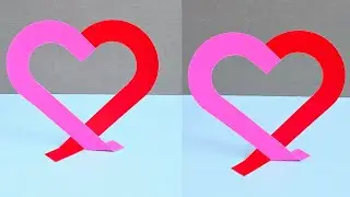 DIY Valentine&rsquo;s Paper Heart Centerpiece |  Easy 3D Heart Table Decor for 2026 | Valentines Day Idea