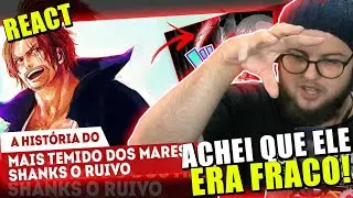 REAGINDO A HISTÓRIA DE SHANKS O RUIVO - MANGAQ ONE PIECE REACT