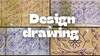Эскиз для ручной вышивки || Antrang Creations