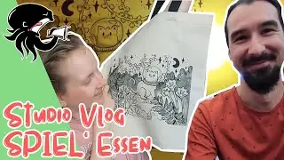 Wir bereiten uns auf die SPIEL' in Essen 2023 vor! | Studio Vlog |🐙| TINTENKRACH!