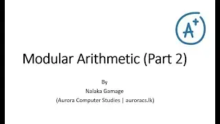 Modular Arithmetic (Part 2) | Mathematics
