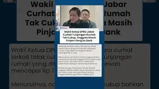 Wakil Ketua DPRD Jabar Akui Tunjangan Rumah Rp 71 Juta Masih Kurang: Belum Bisa Beli Rumah