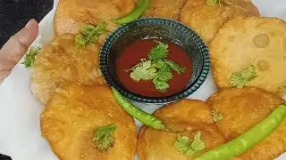 kachori recipe for thakur bhog 🙂🙏 very easy and simple recipe in 10 min#krishnapriyabhog