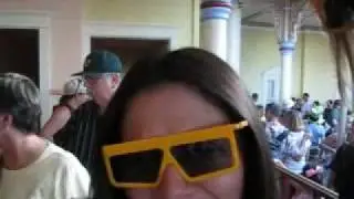 Julie Rei and Lauren ride Toy Story Midway Mania (Part 1)