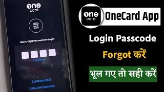 How to Reset/Forgot Login PIN in OneCard UPI App | Step by Step