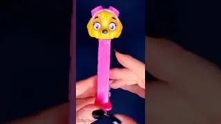 Pink PEZ Candy Dispenser 🍬🐾 #shorts #pez #unboxing #pawpatrol #satisfying #pinkcandy