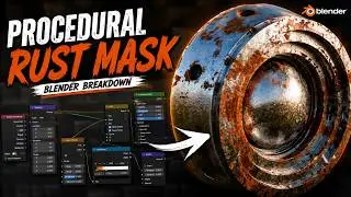 How to Create a Procedural Rust Mask in Blender | Beginner Friendly Tutorial