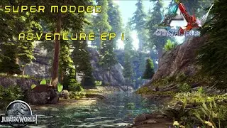 Ark Survival Evolved - Crystal Isles (Crazy Mods) EP1 (Getting Started)