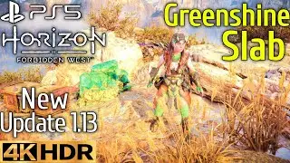 Greenshine Slab Location Horizon Forbidden West Greenshine Slab Location PS5 Gameplay 4K 60FPS HDR