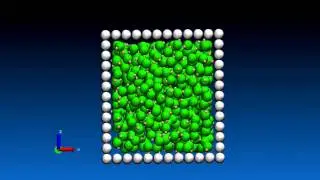 Particle Damper DEM Simulation