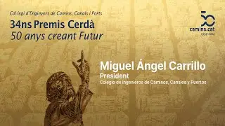 Gran Gala 50 anys camins.cat | Miguel &Aacute;ngel Carrillo, president del Colegio de Ingenieros de Caminos