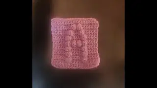 Crochet Bobble Stitch Letter A