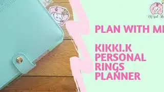 Plan with Me - KIKKI.K Personal Planner  #planwithme #beforethepen