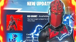 The RED KNIGHT Is Back For One Day Only! (Fortnite RED KNIGHT Item Shop Update)