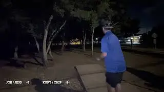 Helotes disc golf course (glow round) mini 12/22/23
