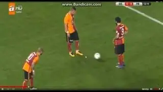 Galatasaray Frikik Taktiği Podolski Vuruşu