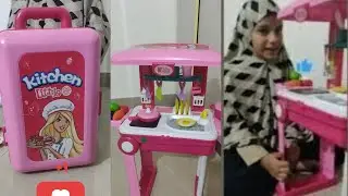 #Aleena khan #kitchen little #princess #bangalore #unboxing #trolleycase #kitchenappliances 😅