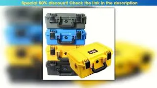 Waterproof Shockproof Tool Storage Case Perfect for Protect Camera Tools Instruments Secure For
