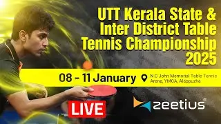 Day 4 - Table 2 - UTT KERALA STATE & INTER-DISTRICT TABLE TENNIS CHAMPIONSHIP 2025