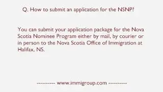 How to submit an application for the NSNP?