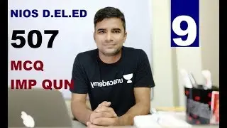 #9. MCQ Course 507 NIOS D.EL.ED / CTET- Community & Elementary Education | Online Partner