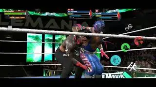 WWE 2K25 NETFLIX  NEW UPDATE HANDI CAP ROMAN REIGNS VS CM PUNK AND Rey Mysterio WrestleMania 2026