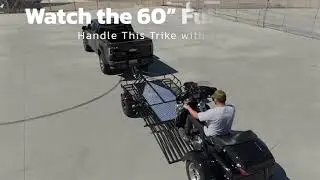 Loading A Trike on a Tri Ride Stand Up Trike Trailer
