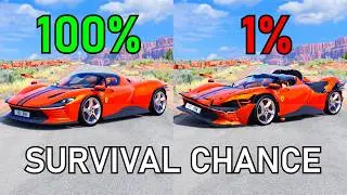 Realistic Survival Chance Crashes #81 | BeamNG.drive