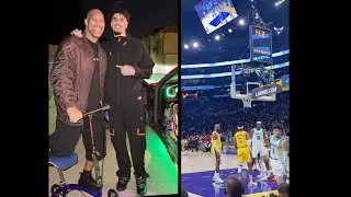 LaMelo Reacts To Dad Lavar Ball Losing His Foot Before Lakers Game... ❤️🥹