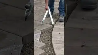 The Quick-E-Scribes tool makes it easy #pavetool #hardscape