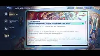 Harith Aulus Buff, Melissa Terizla Nerf, Mode Adjustment - Patch Notes 2.1.64 Advance Server MLBB