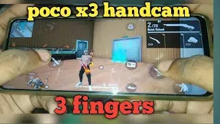 poco x3 Free Fire handcam Gameplay #freefire #pocox3